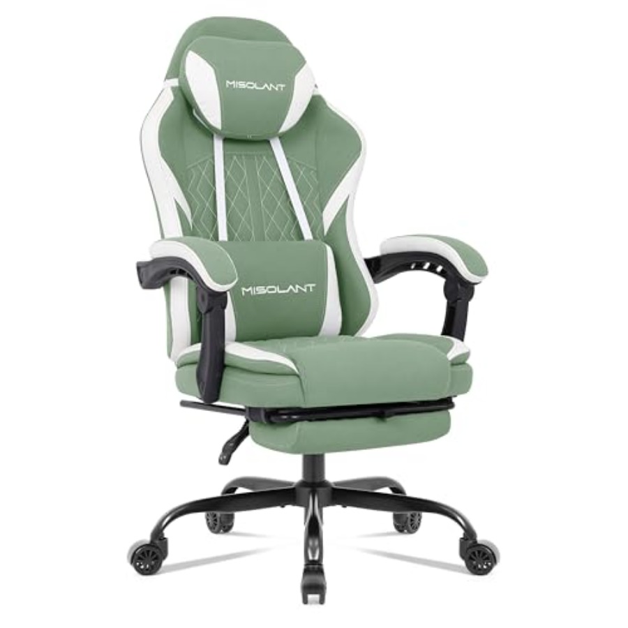 Massage - Gaming Chair for Adults, Fabric High