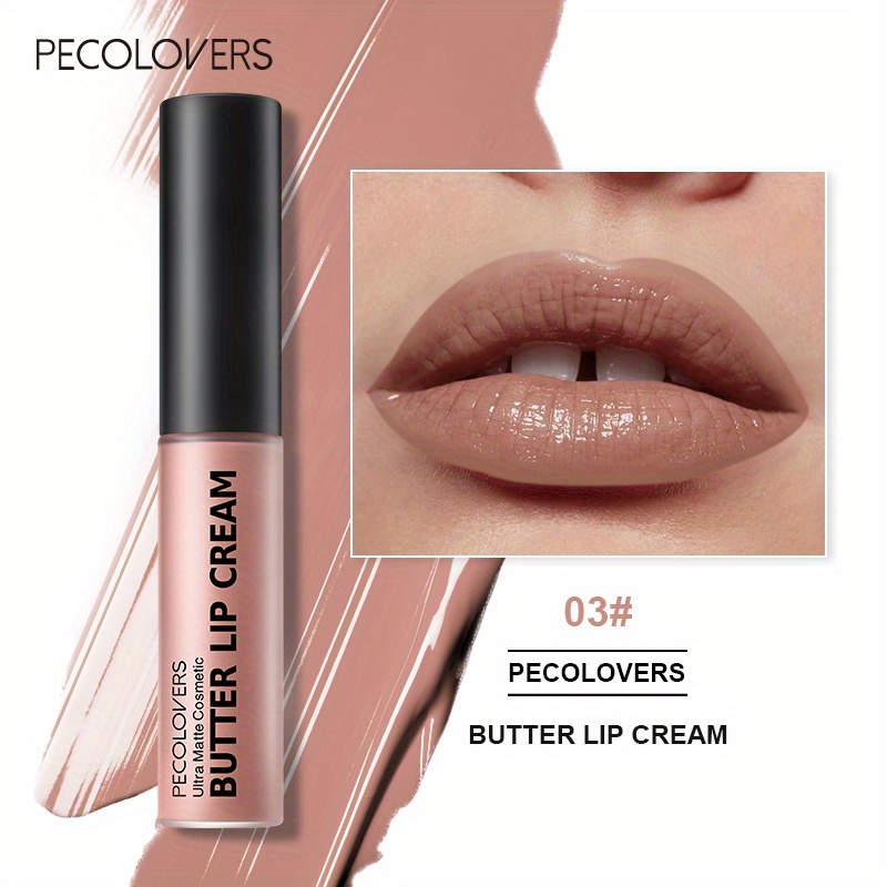 Nude Lip Gloss Waterproof Matt - Matte Velvet Lip Tint Long Lasting recension och pris