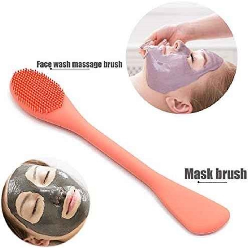 1PC Double Headed Silicone Fac - Silicone Face Scrubber Electric recension och pris