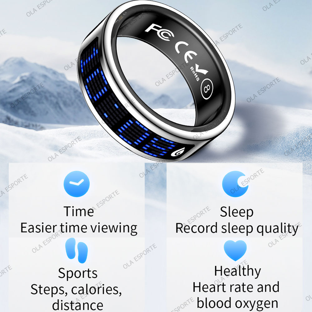 Smart Ring Display Screen Touc - Health Monitors recension och pris
