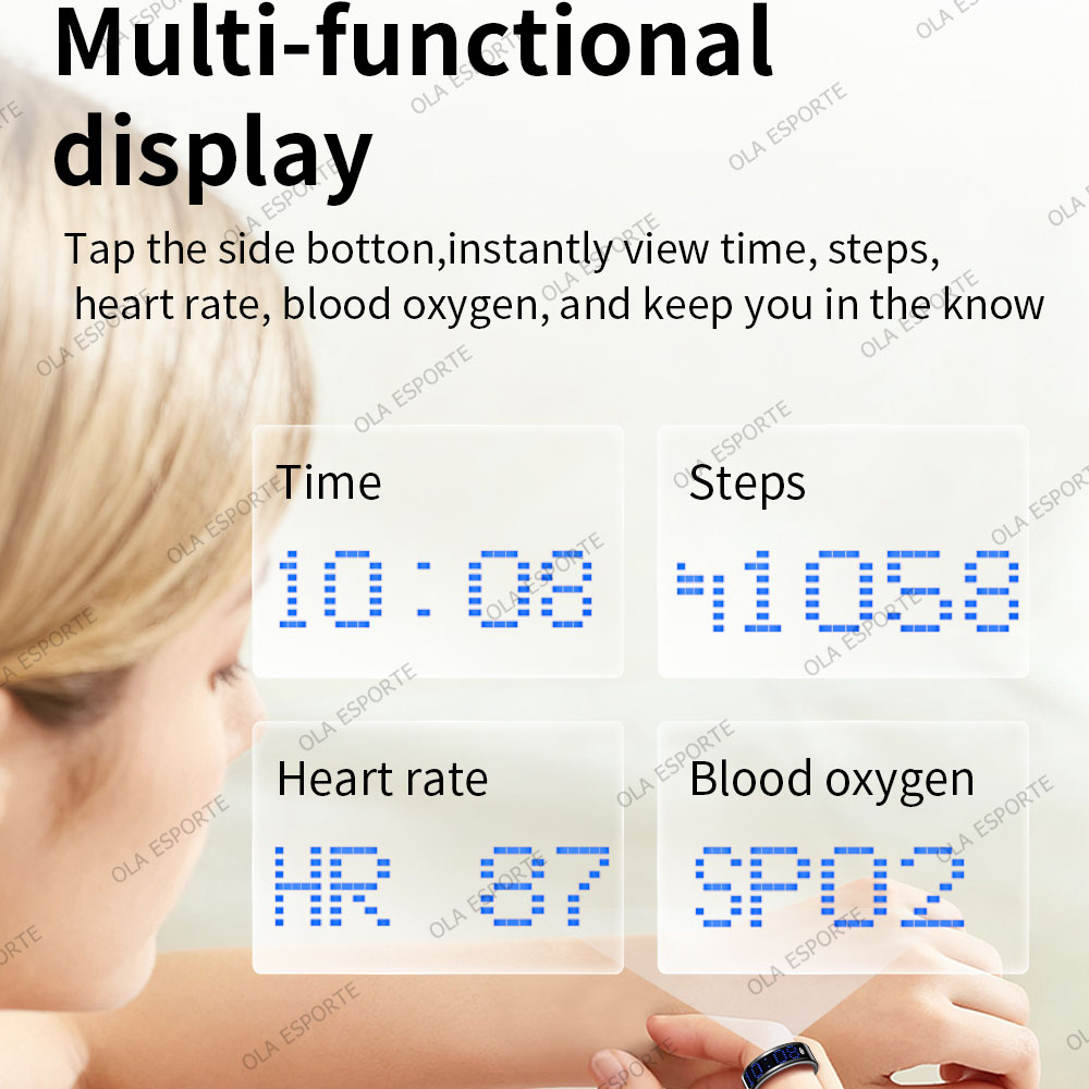 Smart Ring Display Screen Touc - Health Monitors recension och pris