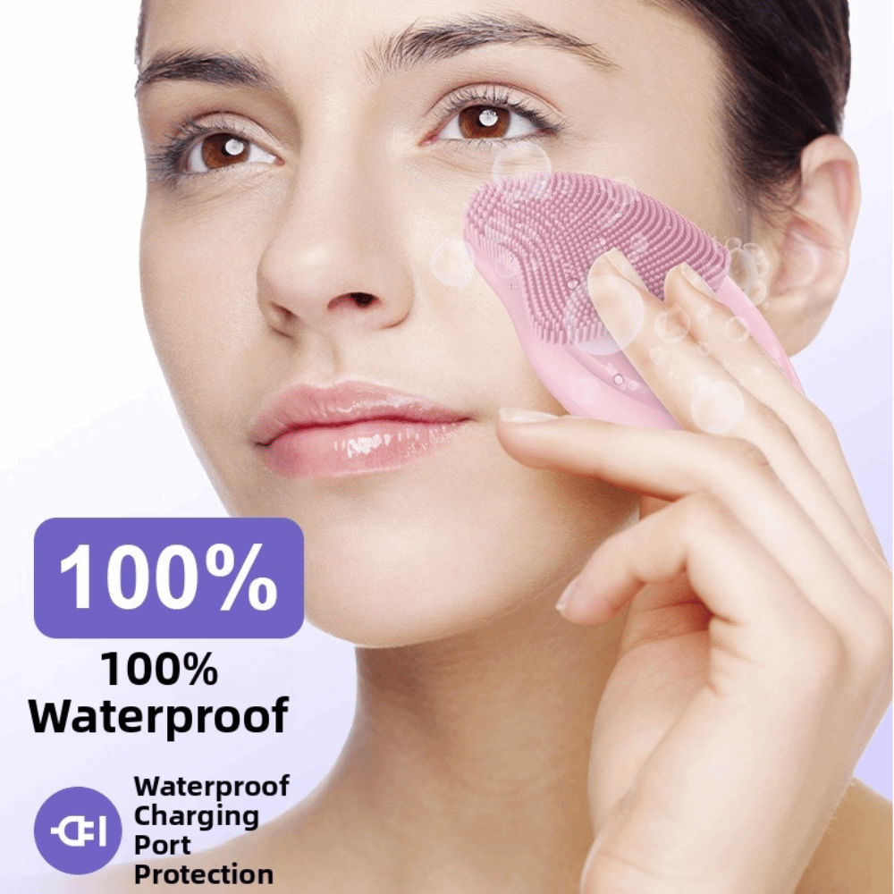 Soft Silicone Facial Cleansing - Silicone Face Scrubber Electric recension och pris