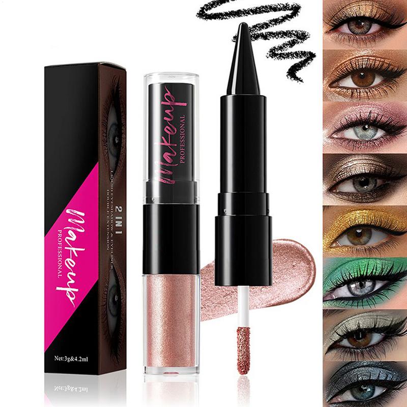 2 in1 Colorful Liquid Eyeshado - Waterproof Liquid Eyeliner Pen recension och pris