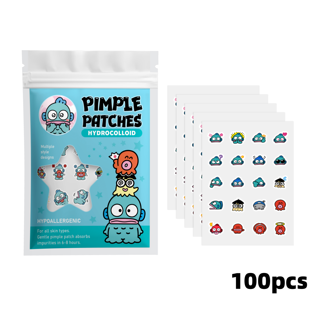 100/20PCS Cute Clownfish Hydro - Hydrocolloid Pimple Patch recension och pris