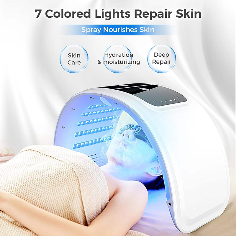 7 Colors LED Photon Beauty Mac - Led Light Therapy Face Mask recension och pris