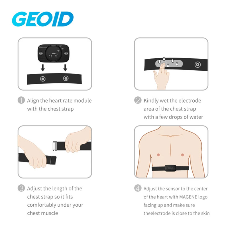 GEOID HS500 Heart Rate Strap S - Health Monitors recension och pris