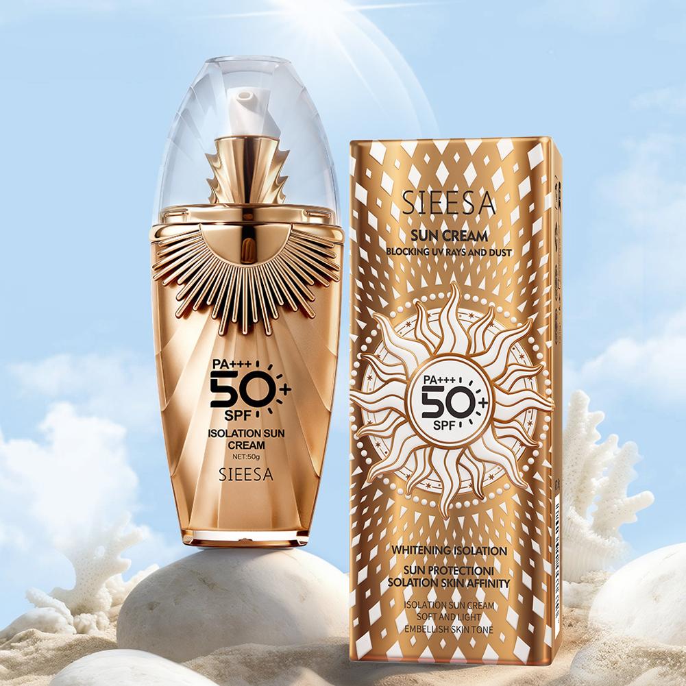 SPF 50+ PA+++ Facial Sunscreen - Spf 50 Waterproof Sunscreen recension och pris