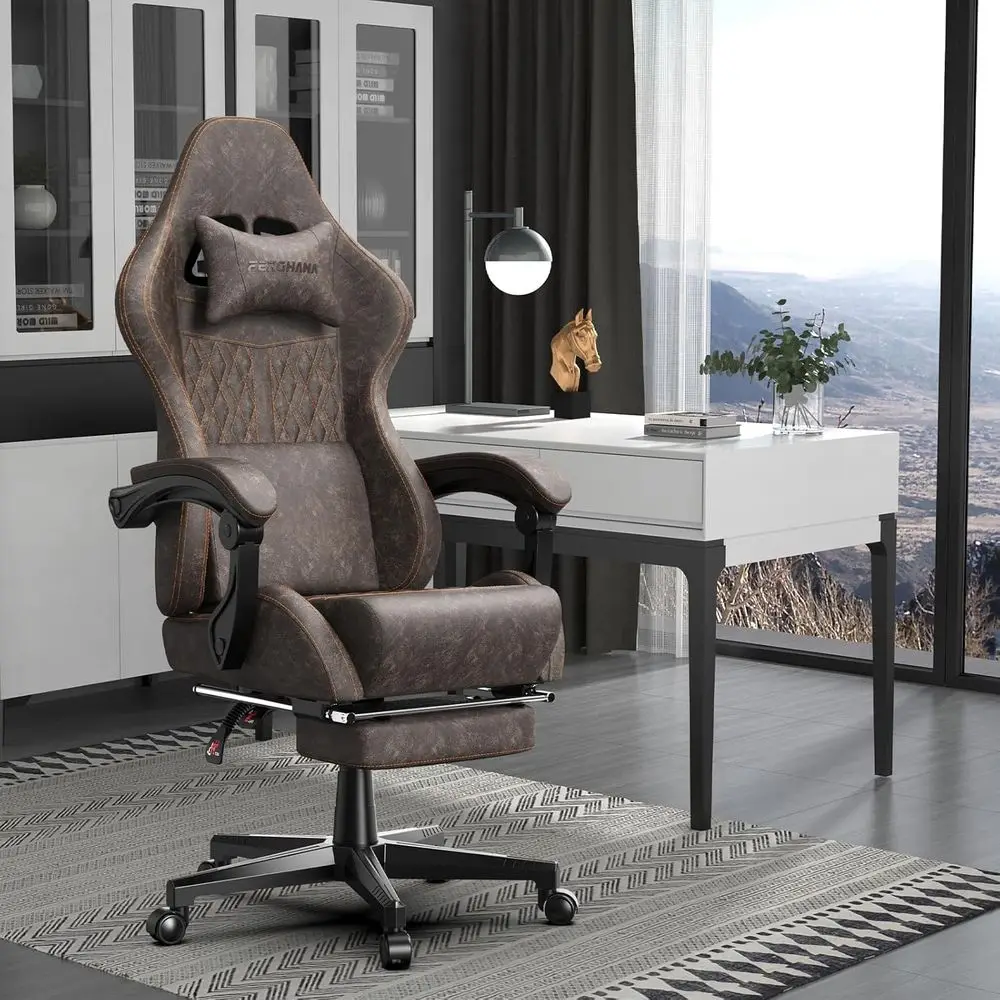 Ergonomic High-Back Gaming Cha - Massage recension och pris