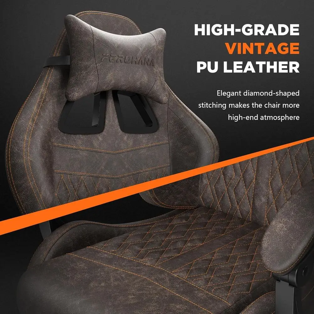 Ergonomic High-Back Gaming Cha - Massage recension och pris