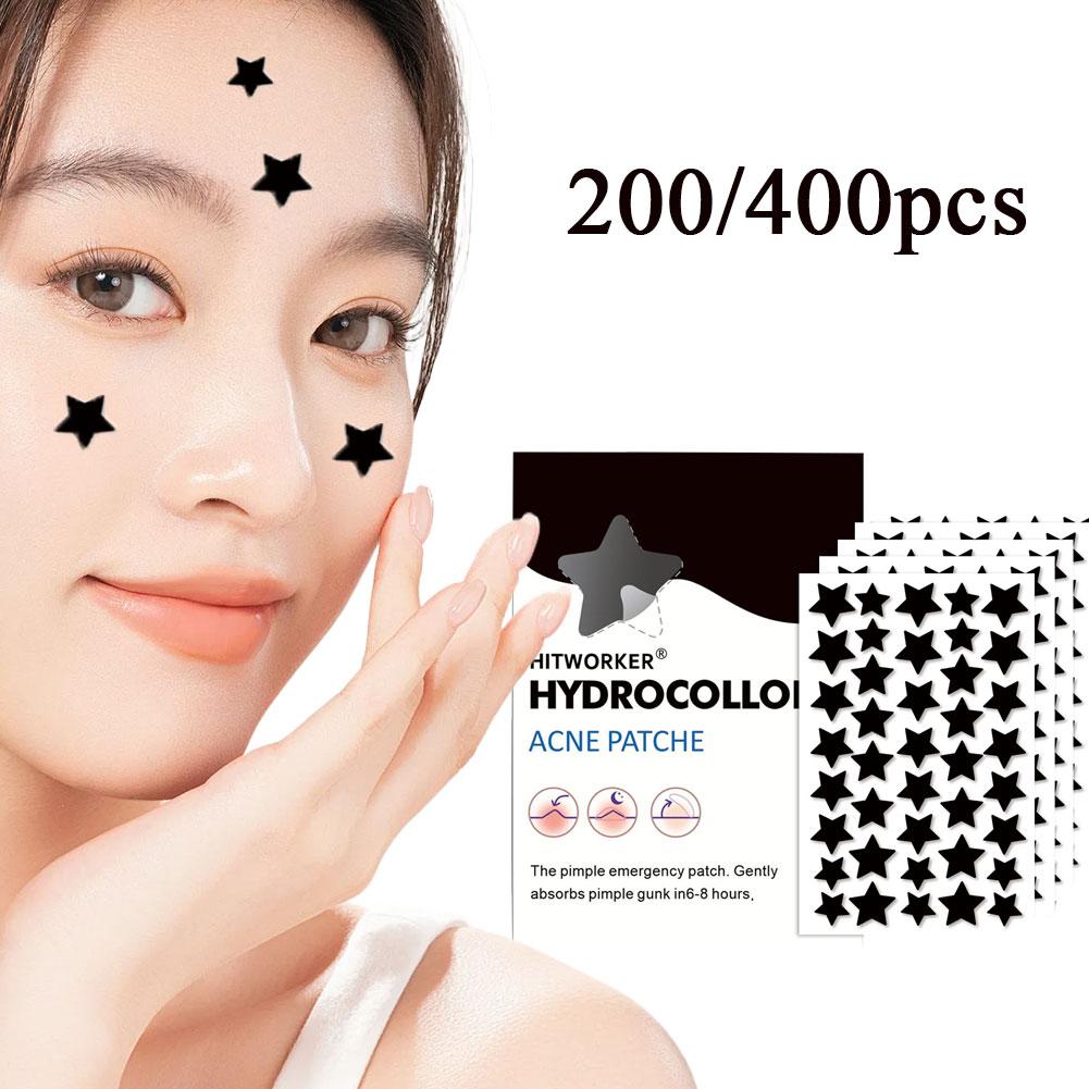 200/400Pcs Black Star Hydrocol - Hydrocolloid Pimple Patch recension och pris