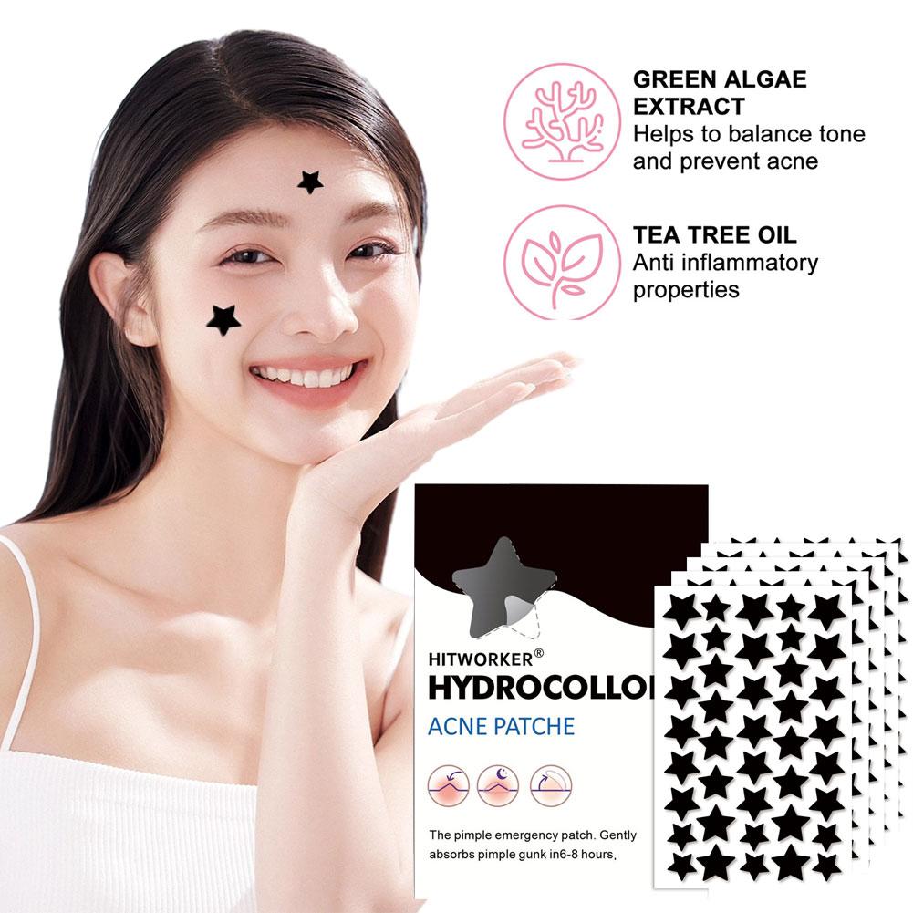 200/400Pcs Black Star Hydrocol - Hydrocolloid Pimple Patch recension och pris