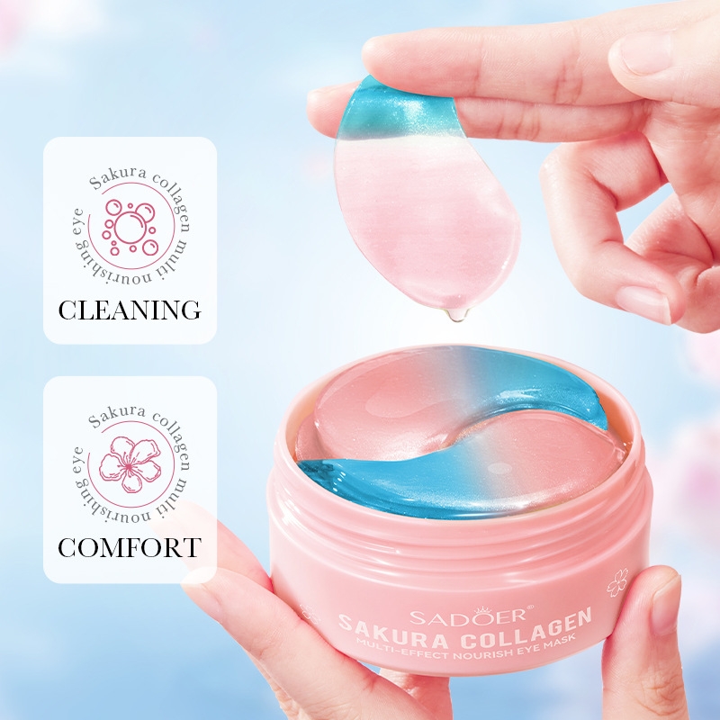 60Pcs Sakura Collagen Multi-Ef - Collagen Under Eye Patches recension och pris