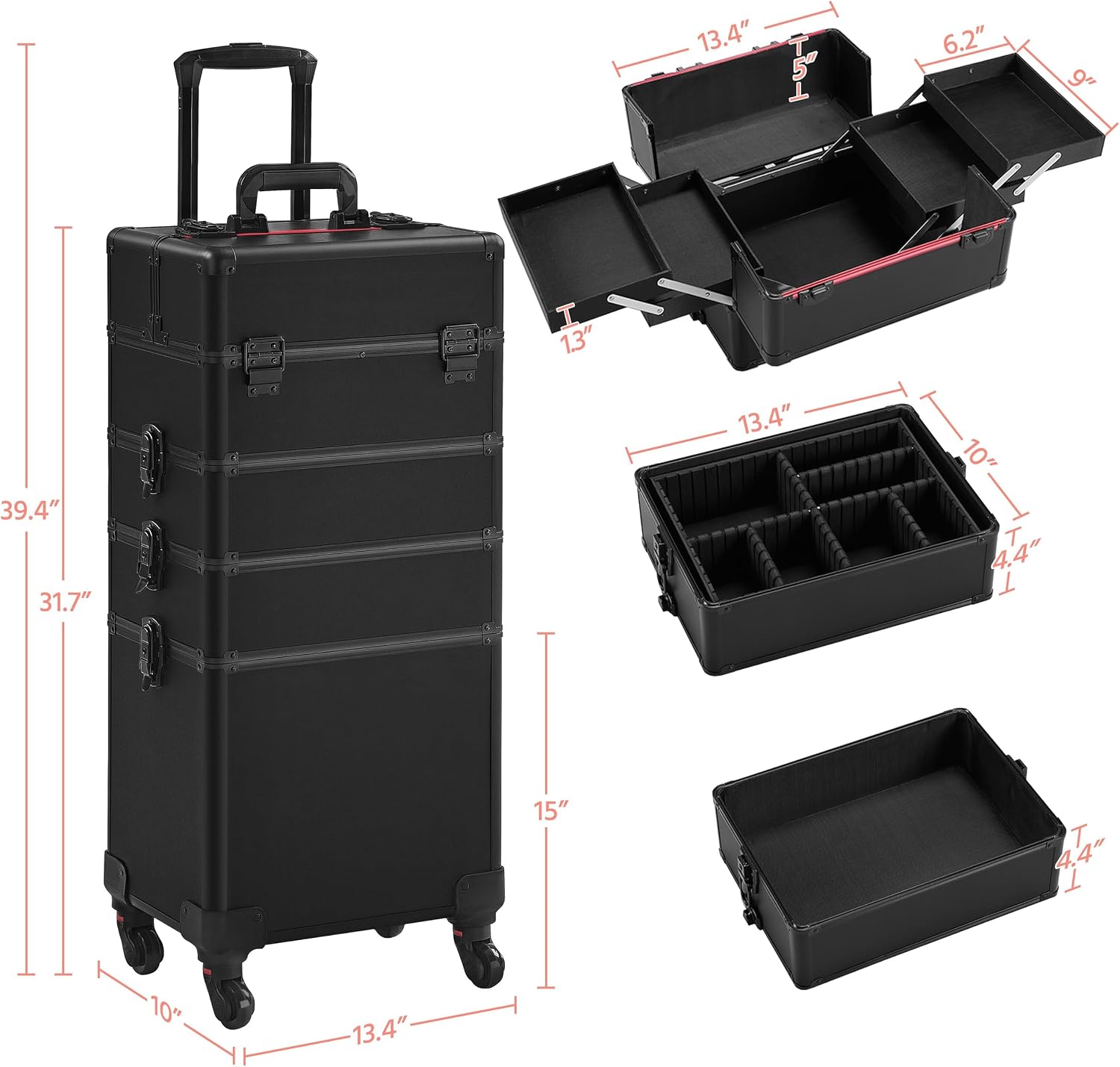 Rolling Makeup Train Case, Cos - Makeup recension och pris