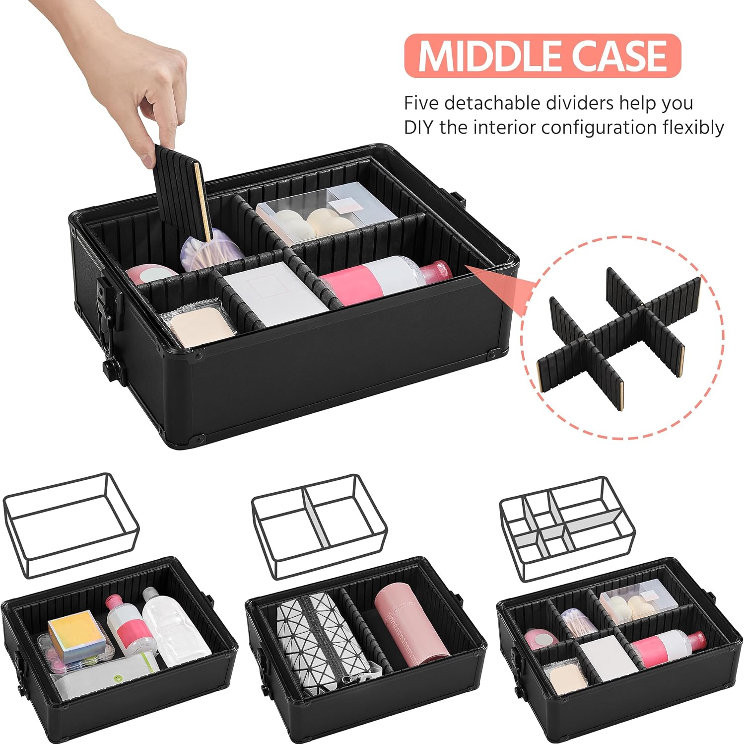 Rolling Makeup Train Case, Cos - Makeup recension och pris